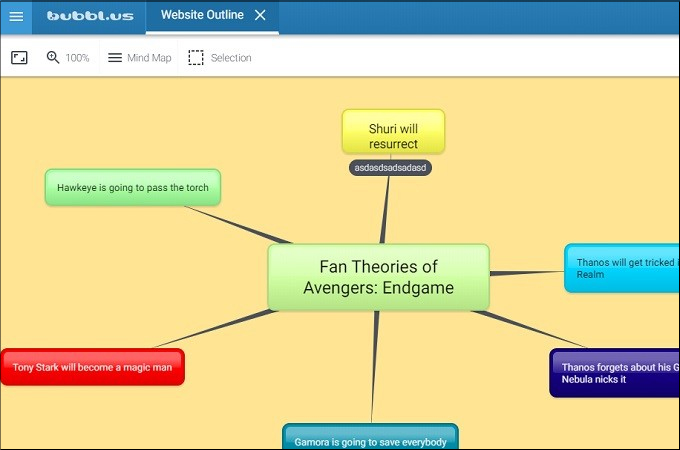 bubblus mind mapping