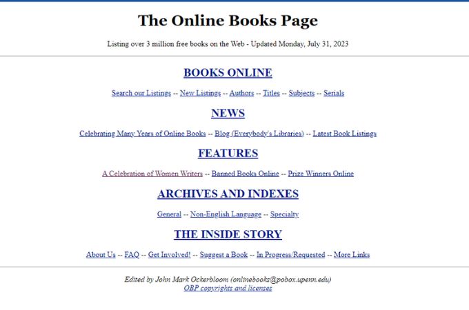 free ebook site onlinebookpage.