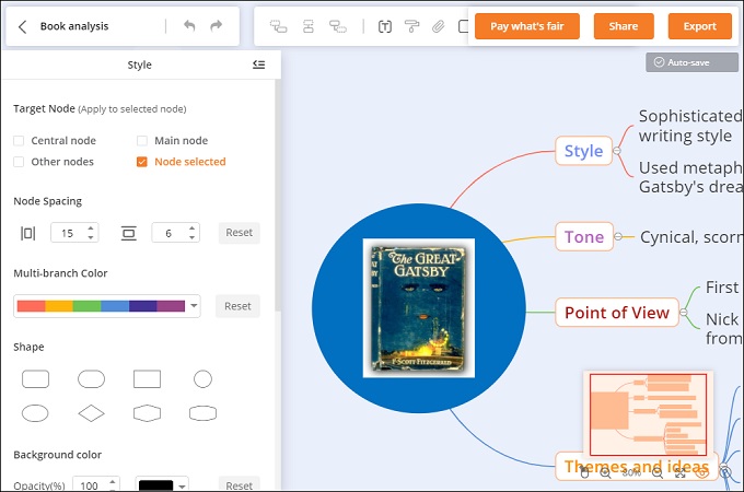 edit the mindmap